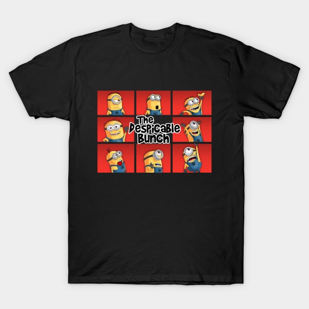 DESPICABLE BUNCH T-Shirt by Skullpy